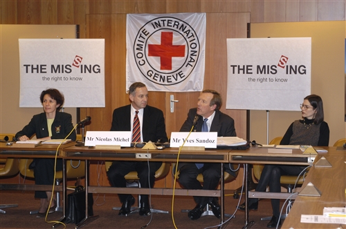 Press conference at the end of the International Conference of Governmental and Non-governmental Experts on the missing.